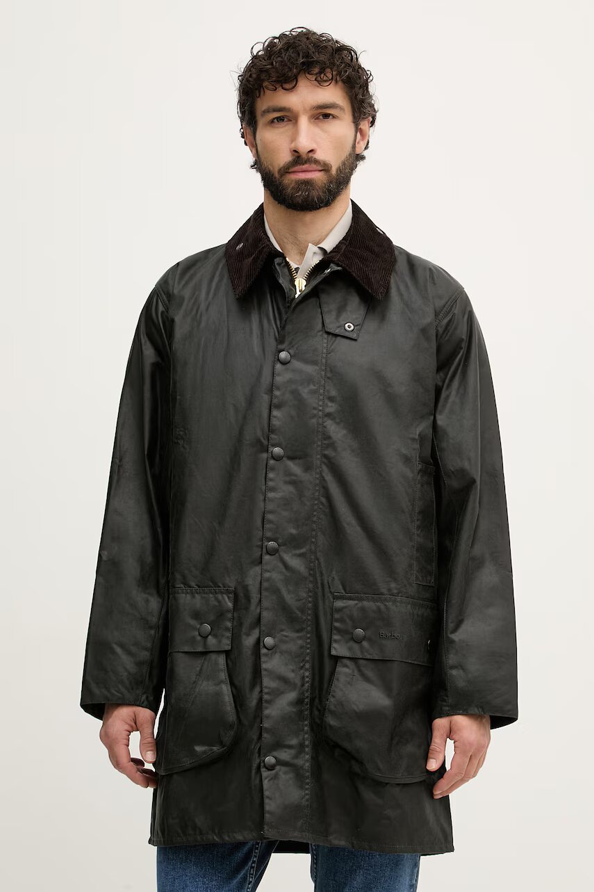 Barbour jachetă lungă bărbătească din bumbac