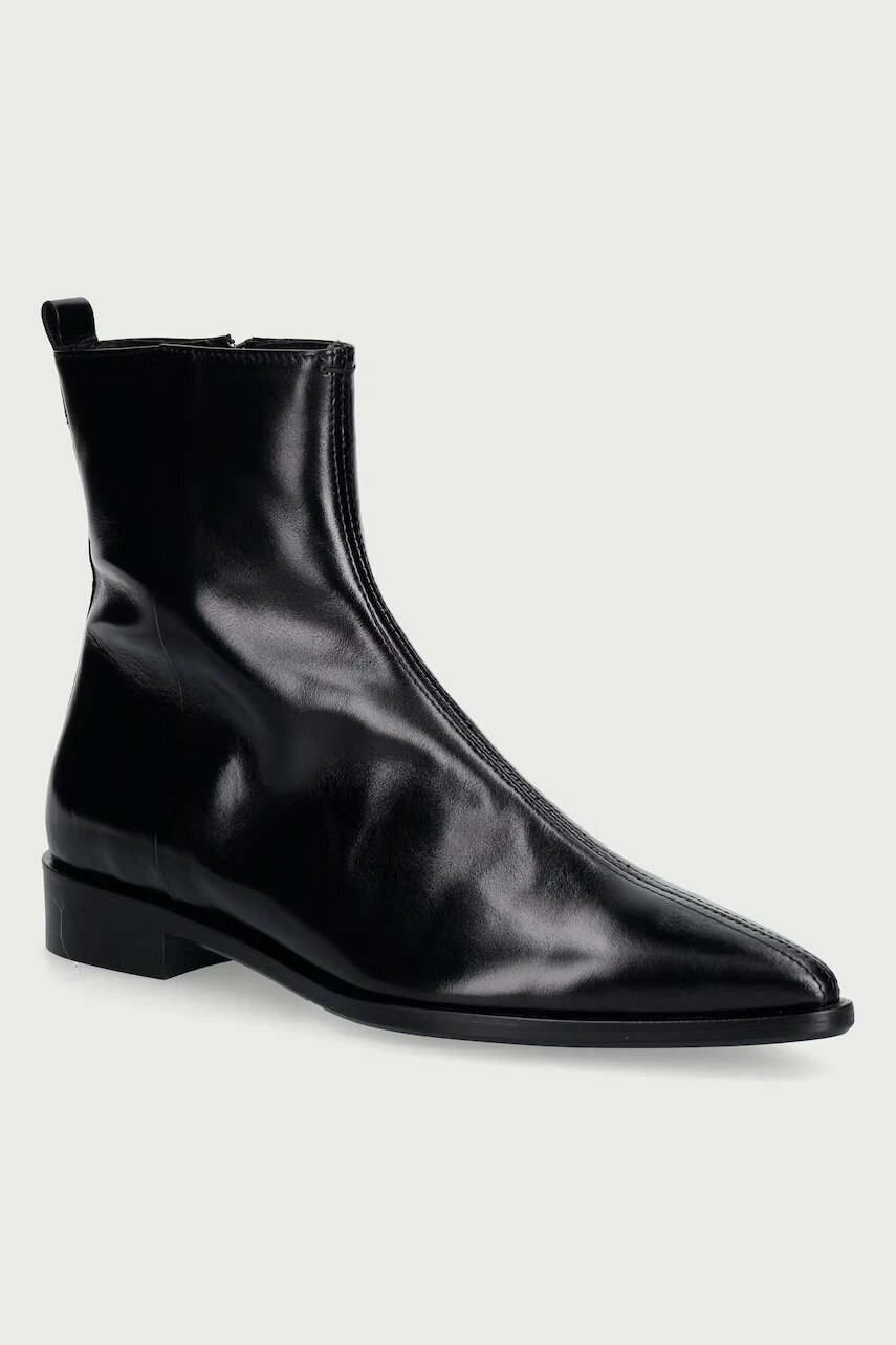 Billi Bi botine pentru femei din piele negre 80