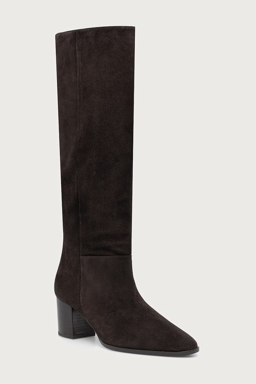 Billi Bi cizme cu toc pentru femei din piele întoarsă T.moro Delizioso suede 556