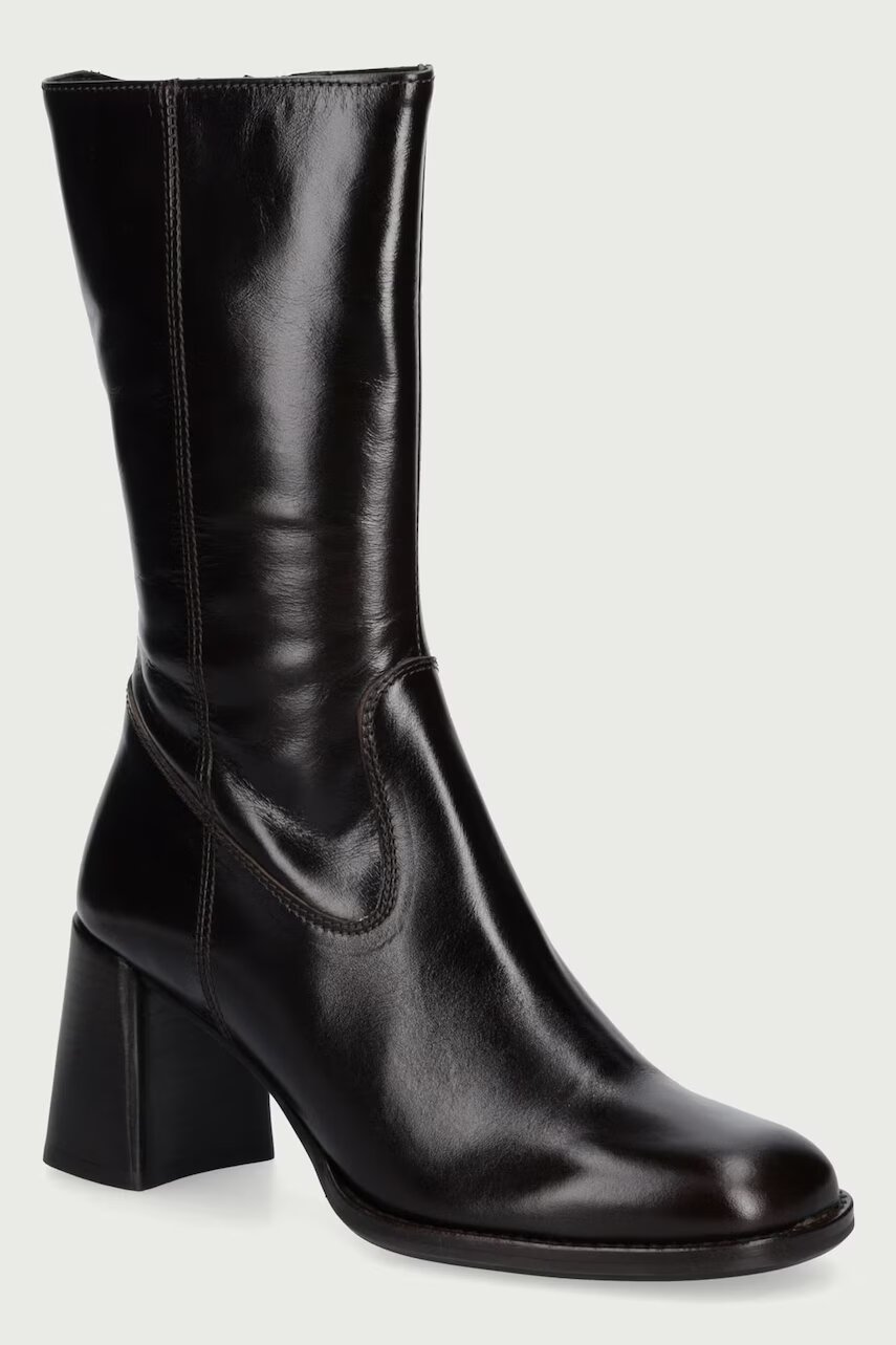 Billi Bi cizme pentru femei din piele Espresso Marte calf 86