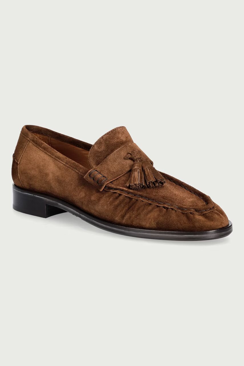Billi Bi mocasini pentru femei din piele întoarsă Arabica babysilk suede 554