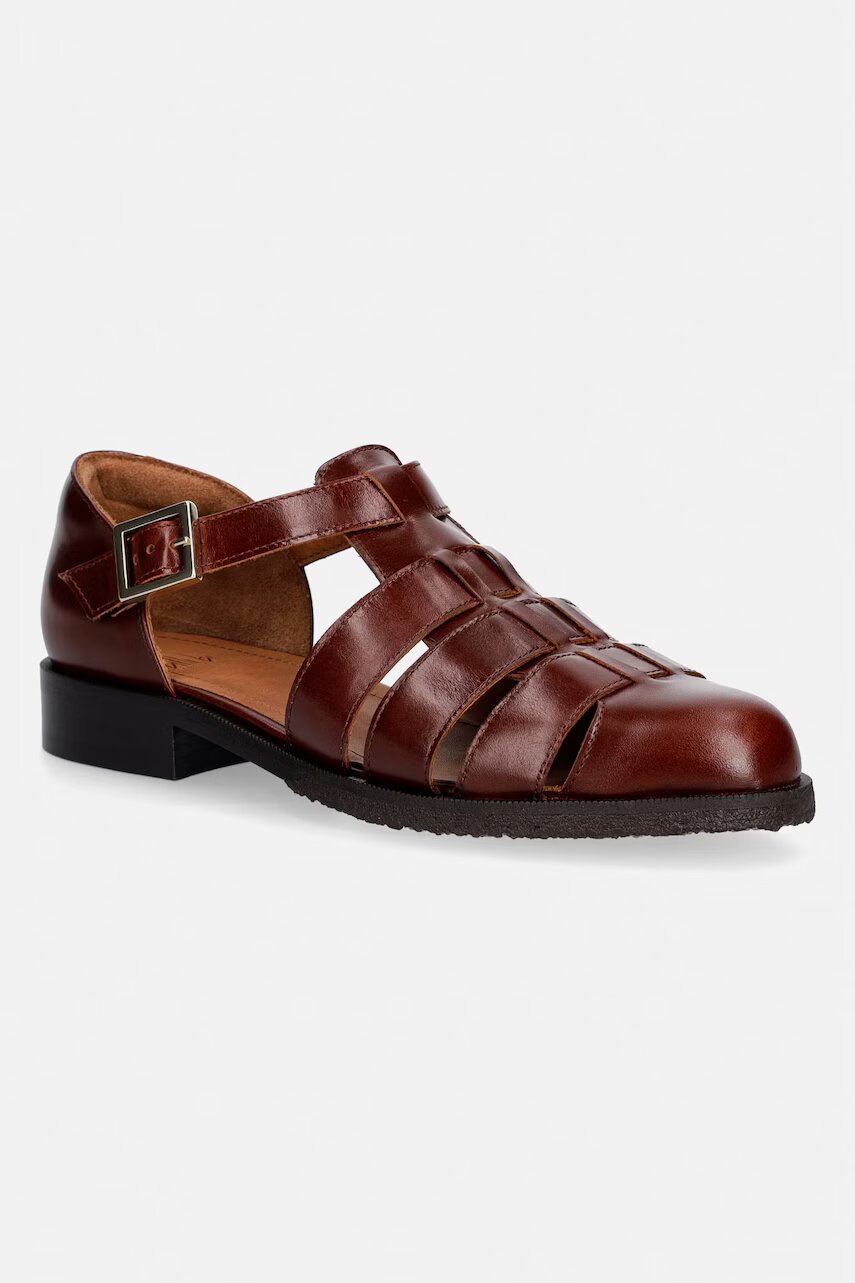 Billi Bi pantofi pentru femei din piele Cognac bark calf