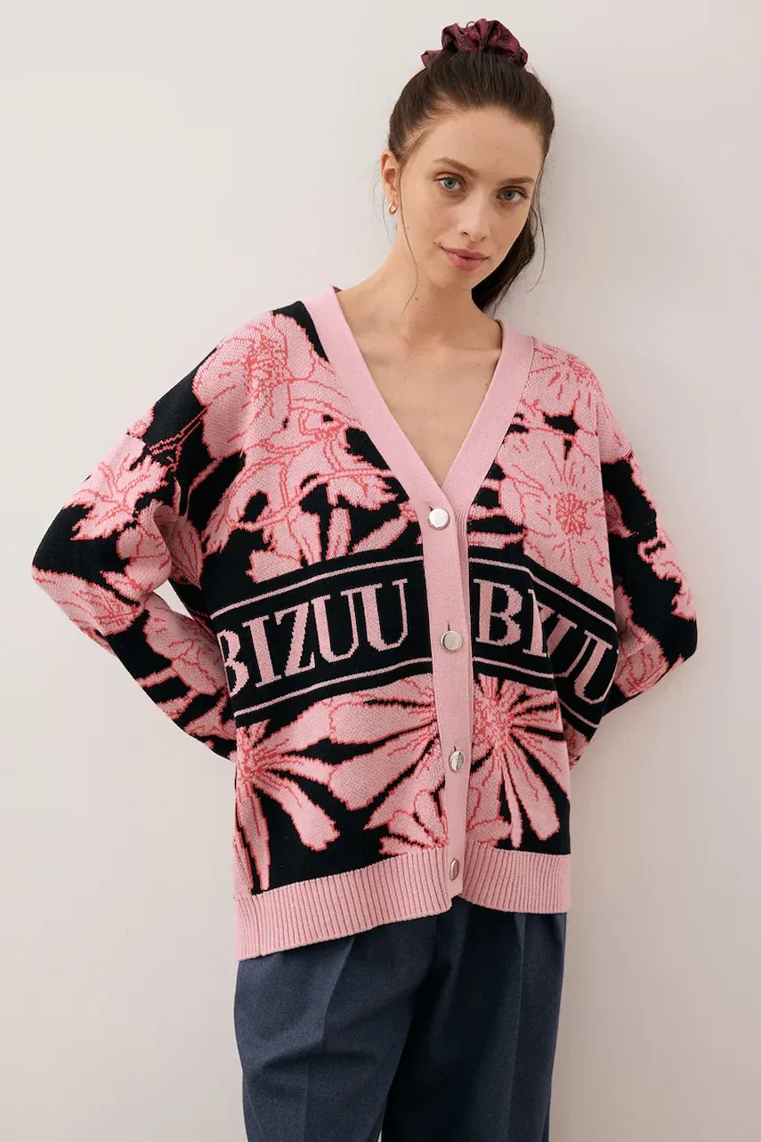 BIZUU cardigan din bumbac HYLES