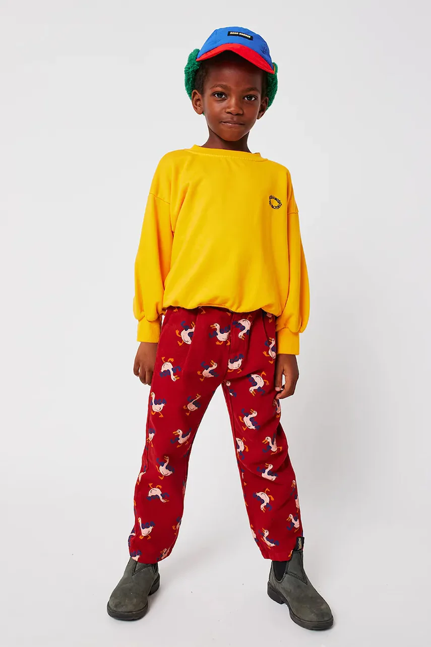 Bobo Choses pantaloni de bumbac pentru copii La Oca