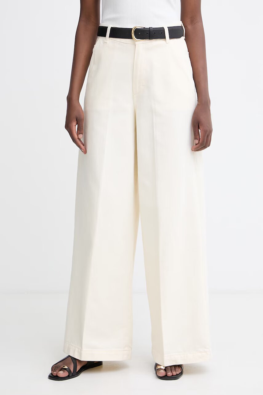 Boss blugi wide leg pentru femei CENTRAL 4.0