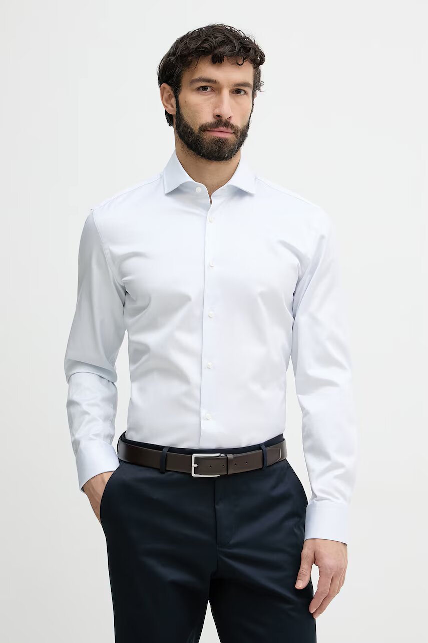 Boss cămașă pentru bărbați din bumbac HANK