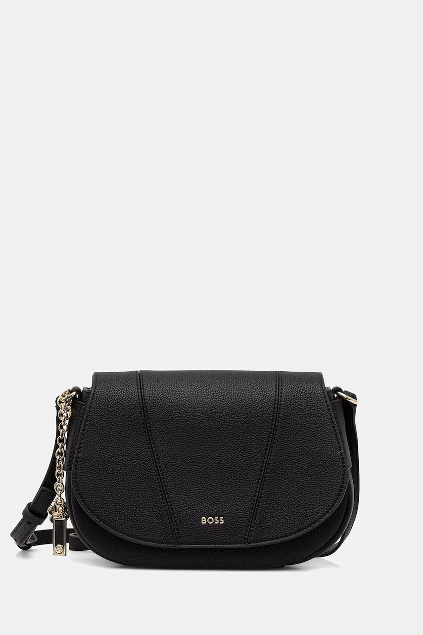 Boss geantă crossbody pentru femei cu imitație de piele SALLEY SADDLE
