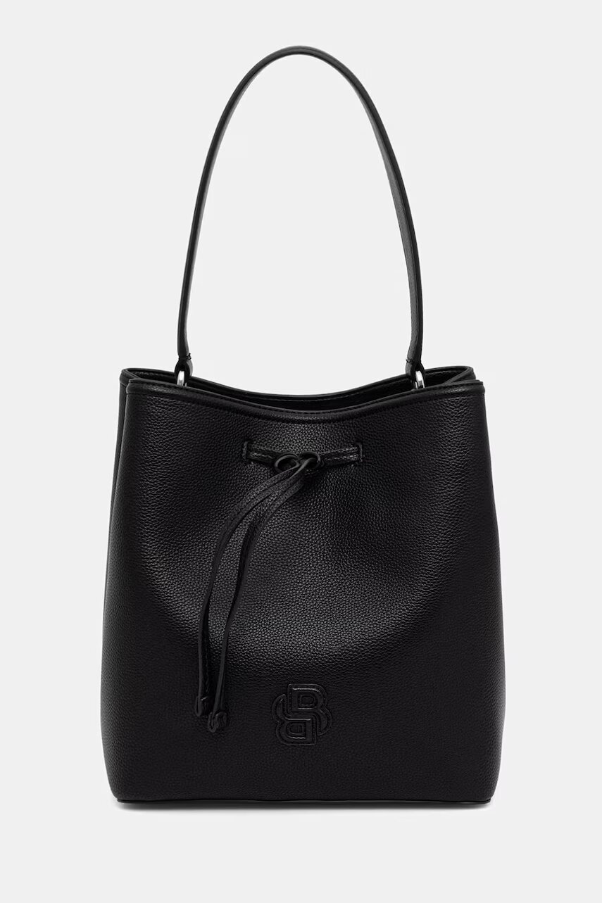Boss geantă pentru femei cu imitație de piele Anett Drawstring