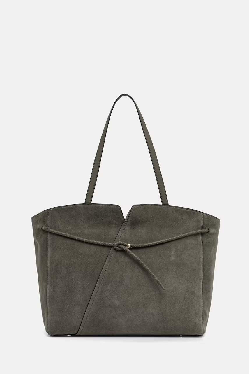 Boss geantă shopper pentru femei din piele întoarsă REVERS TOTE S