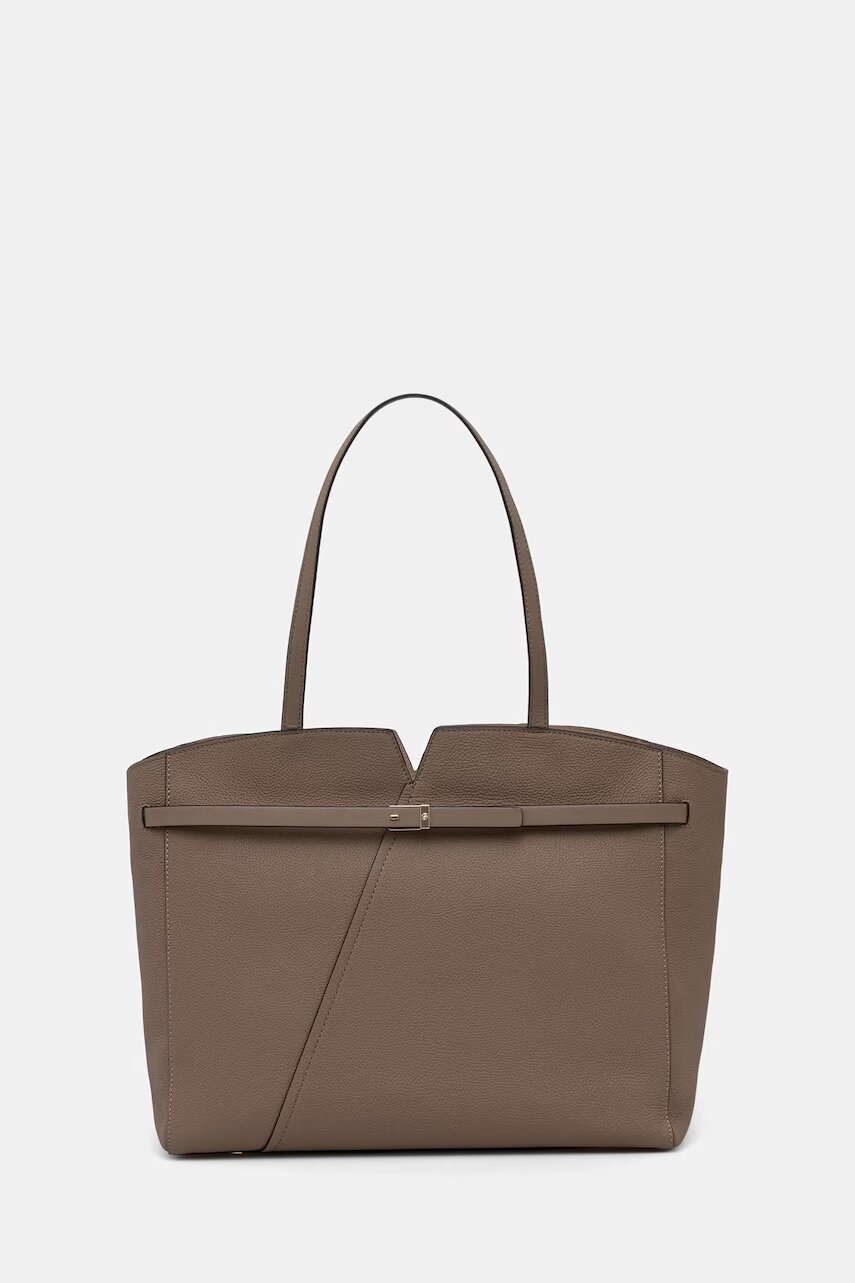 Boss geantă shopper pentru femei din piele REVERS TOTE