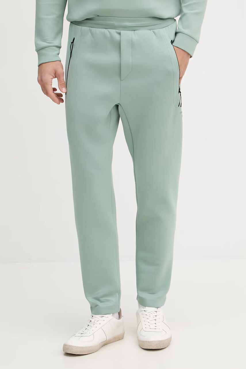 BOSS Green pantaloni de trening bărbați BOSS X PORSCHE