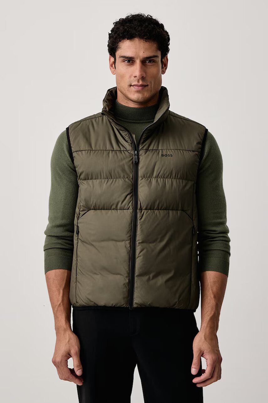 BOSS Green vestă pentru bărbați OW_Urbanex Puffer V