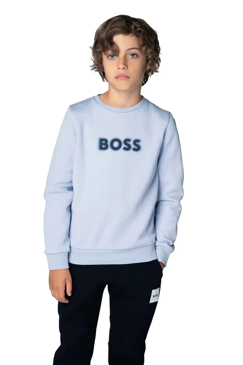 Boss hanorac pentru copii cu bumbac
