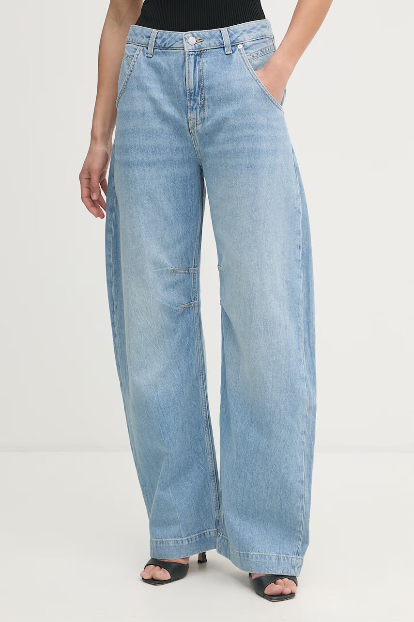 Boss Orange blugi relaxed fit pentru femei C SLOUCHY BALOON