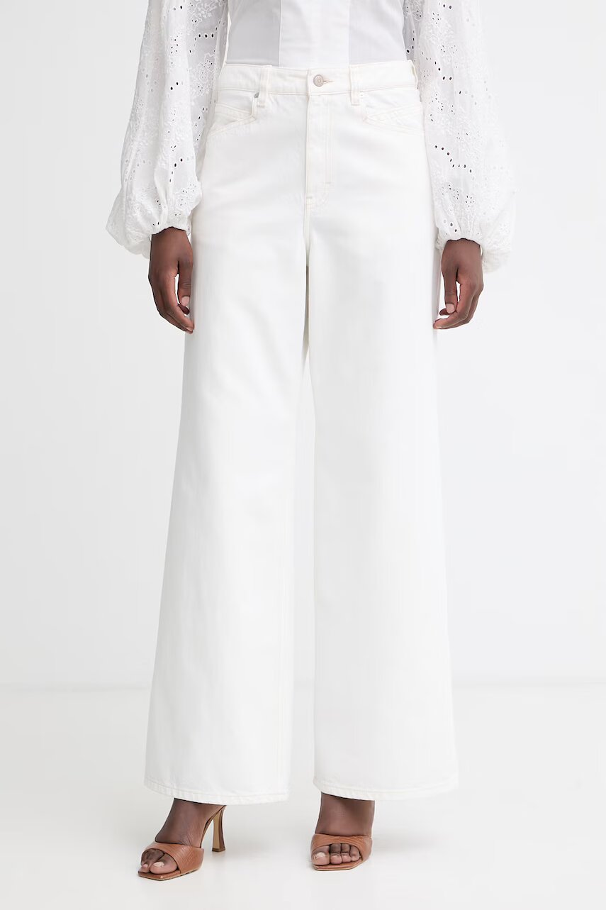 Boss Orange blugi wide leg pentru femei C SLOUCHY MR 2.0