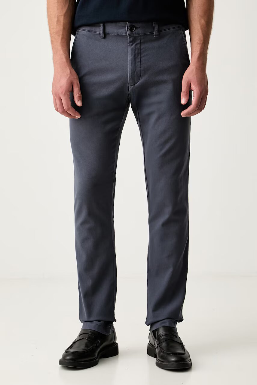 Boss Orange pantaloni chinos pentru bărbați din bumbac cu elastan Chino-Slim-2