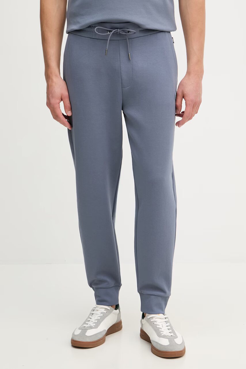 Boss pantaloni de trening pentru bărbați din bumbac Locsin 01