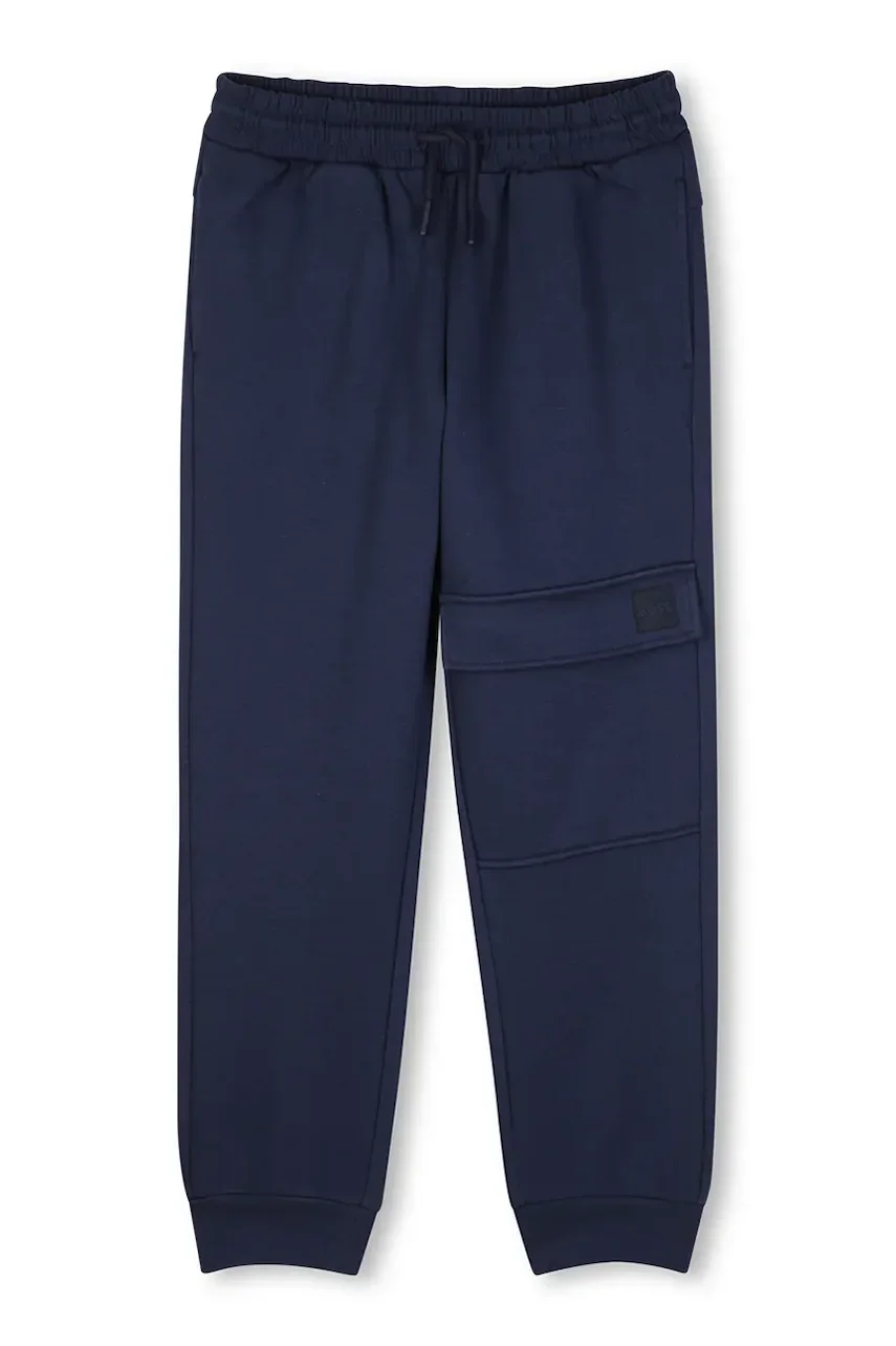 Boss pantaloni de trening pentru copii cu bumbac
