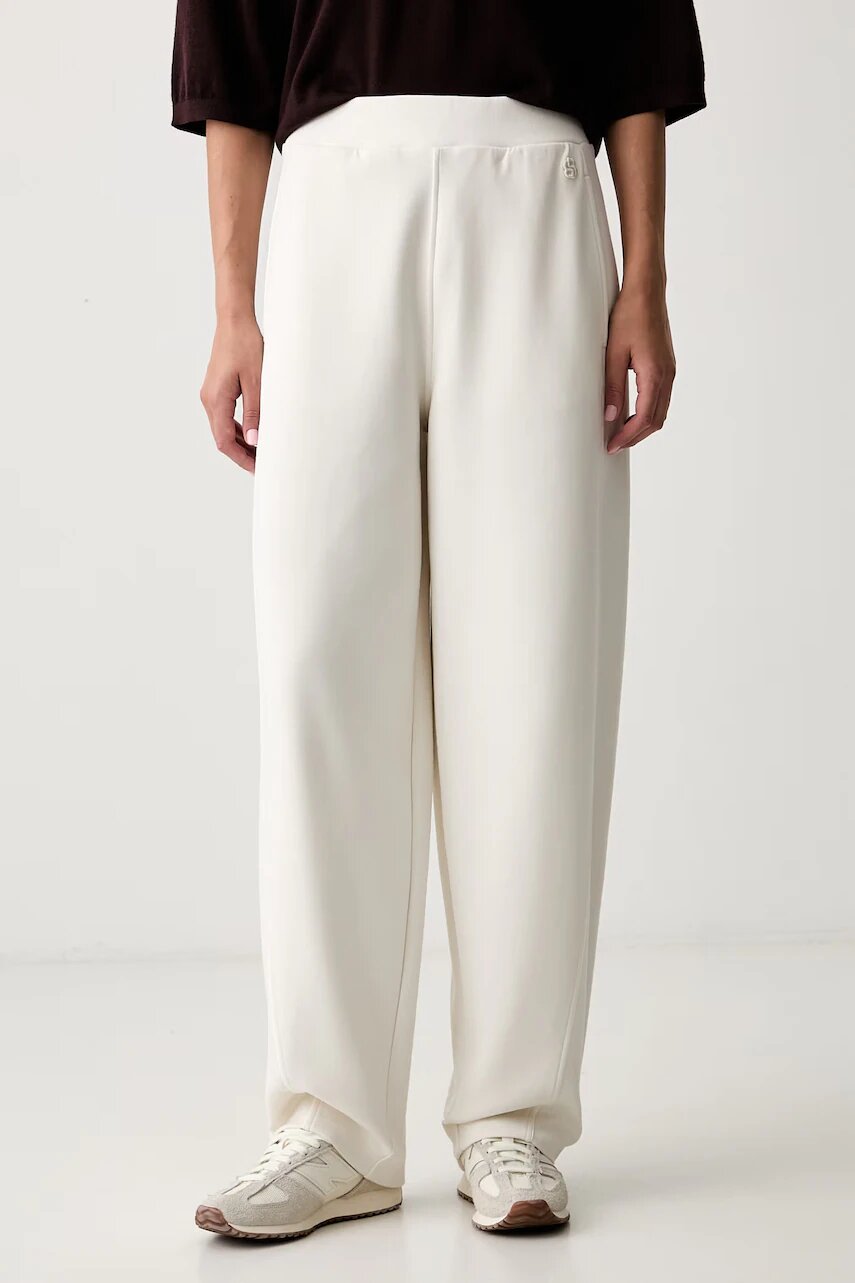 Boss pantaloni de trening pentru femei cu bumbac Essuge