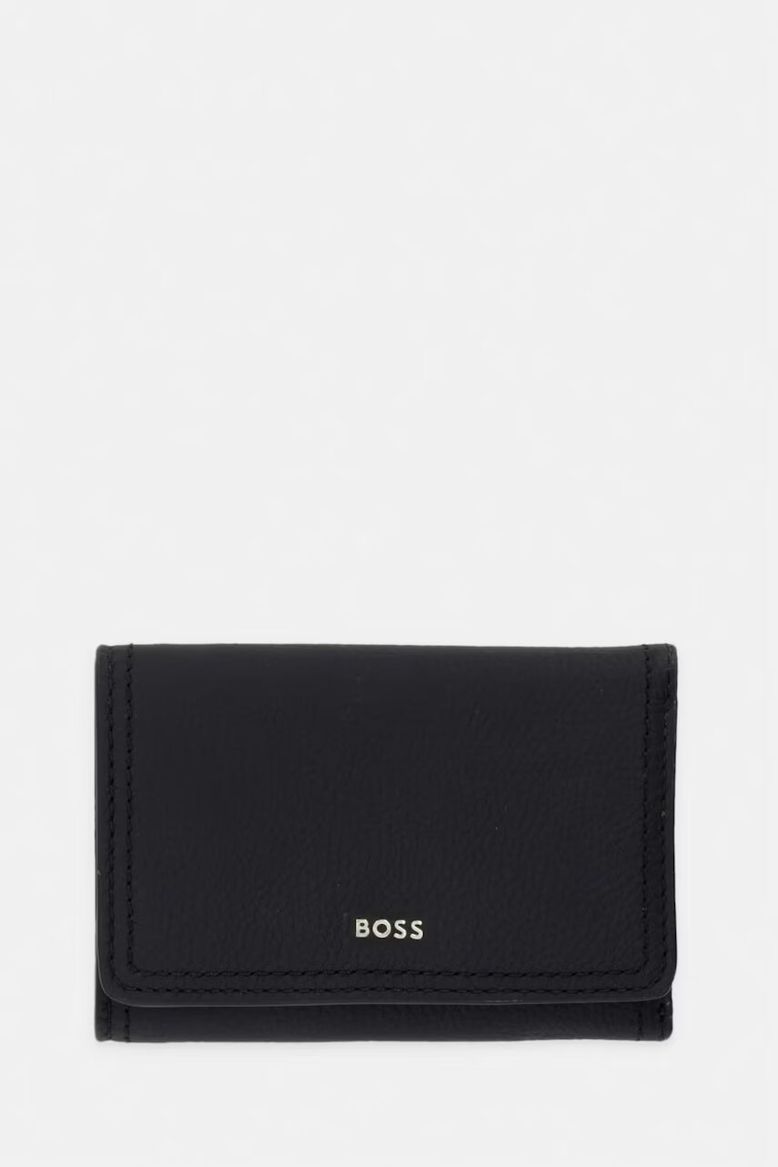Boss portofel pentru femei din piele Lenah Flap SM Wallet