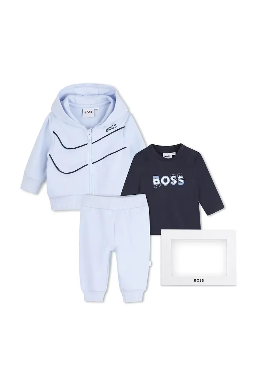 Boss set de trening pentru bebeluși cu bumbac