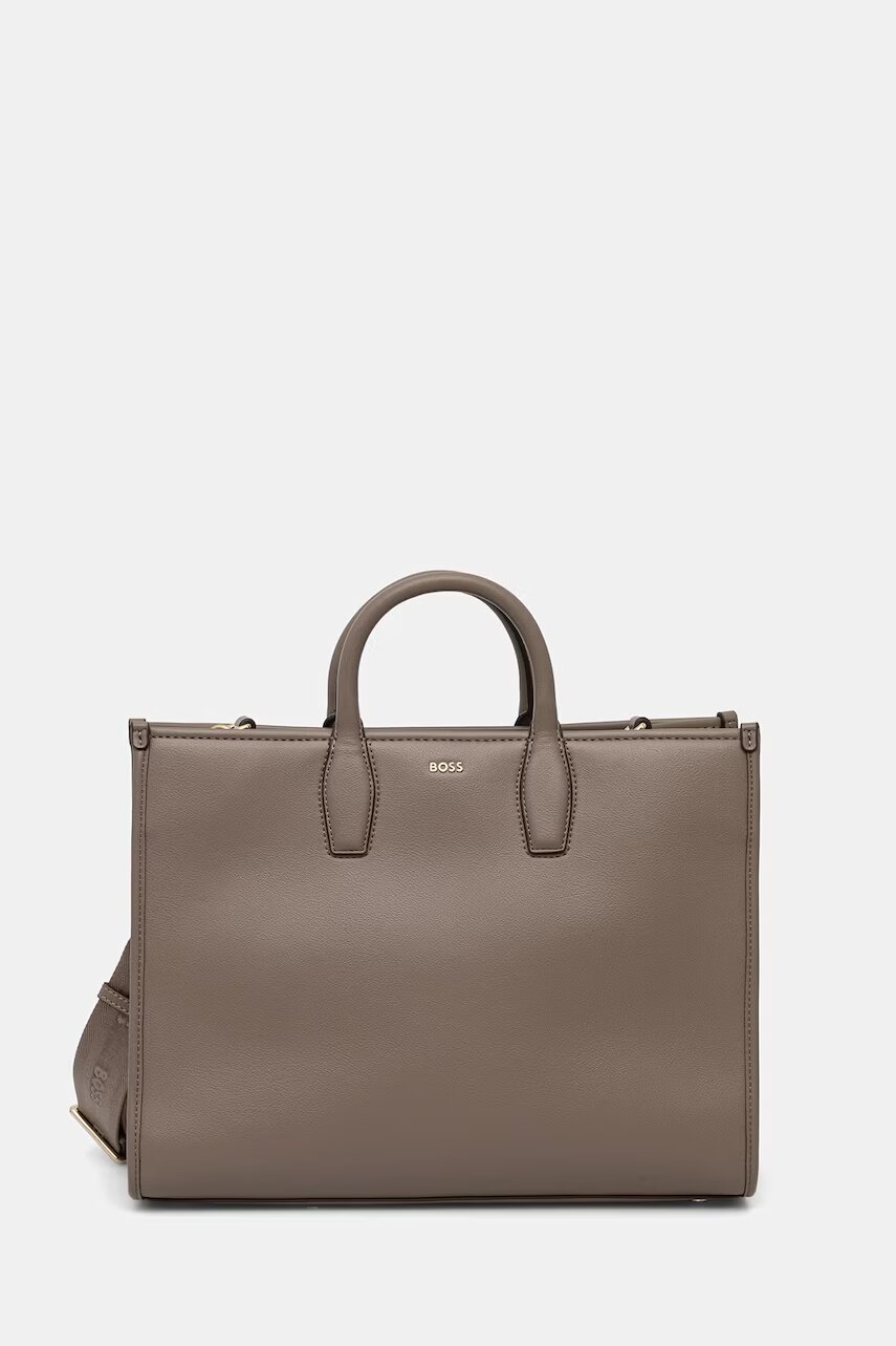 Boss tote bag pentru femei cu imitație de piele Sandy MED Tote