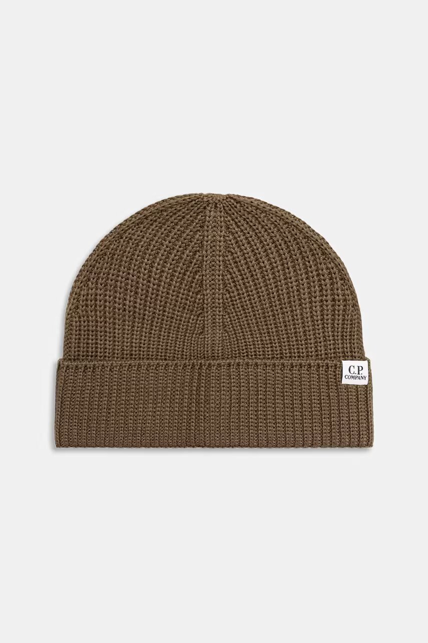 C.P. Company căciulă din lână merino