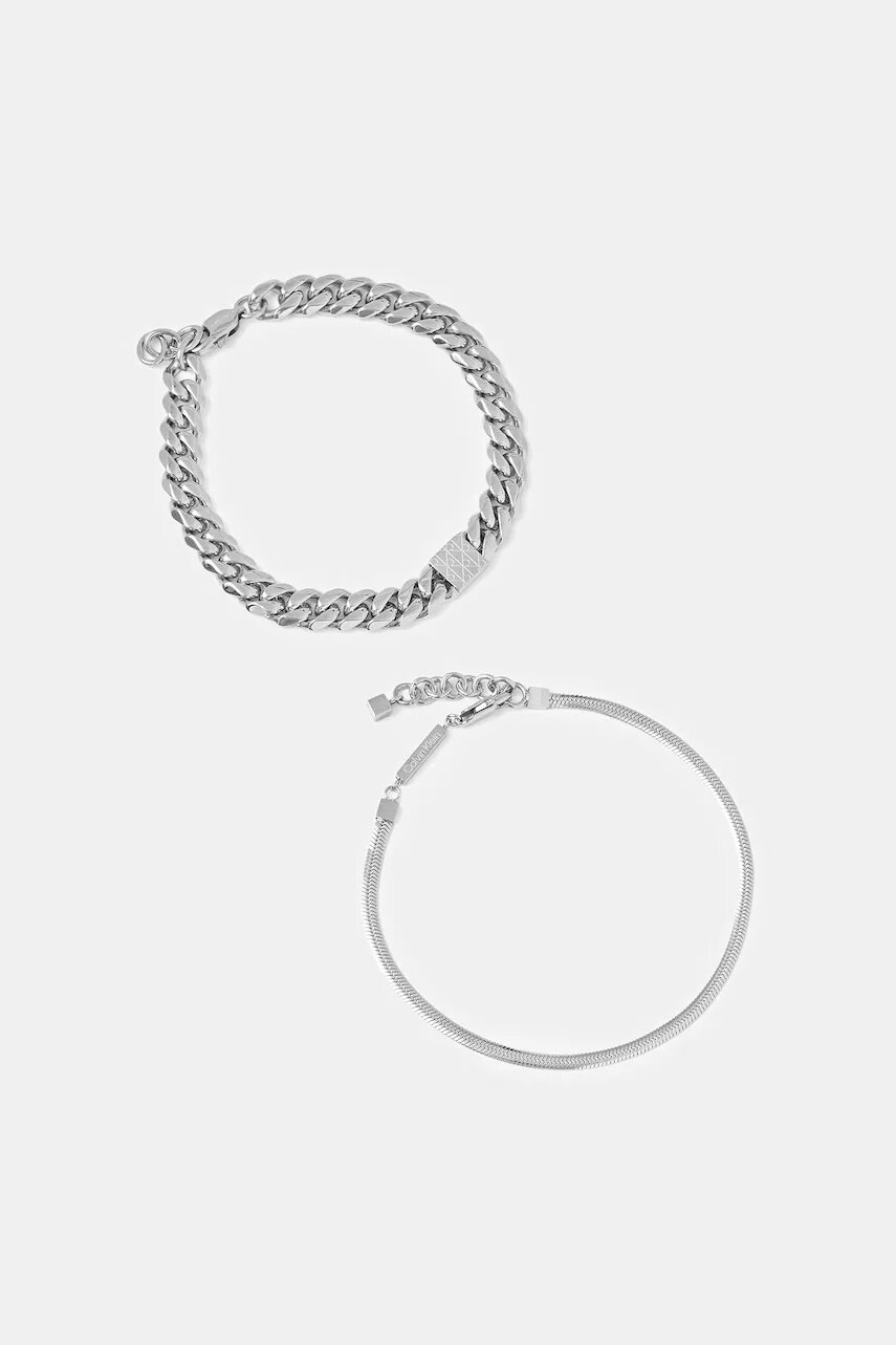 Calvin Klein brățară pentru bărbați din oțel inoxidabil pachet de 2