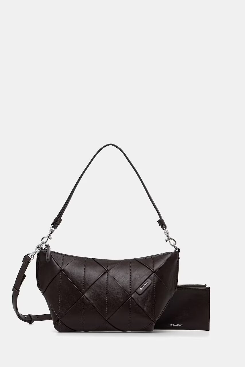 Calvin Klein geantă crossbody pentru femei cu imitație de piele