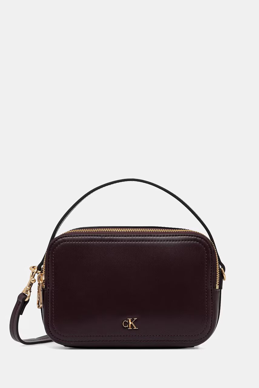 Calvin Klein geantă crossbody pentru femei cu imitație de piele