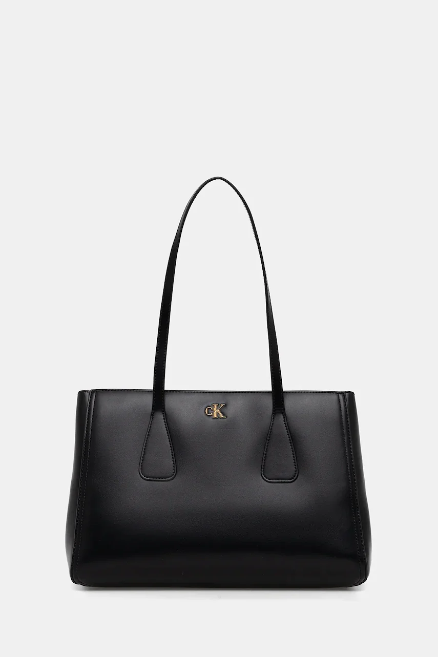 Calvin Klein geantă shopper pentru femei cu imitație de piele