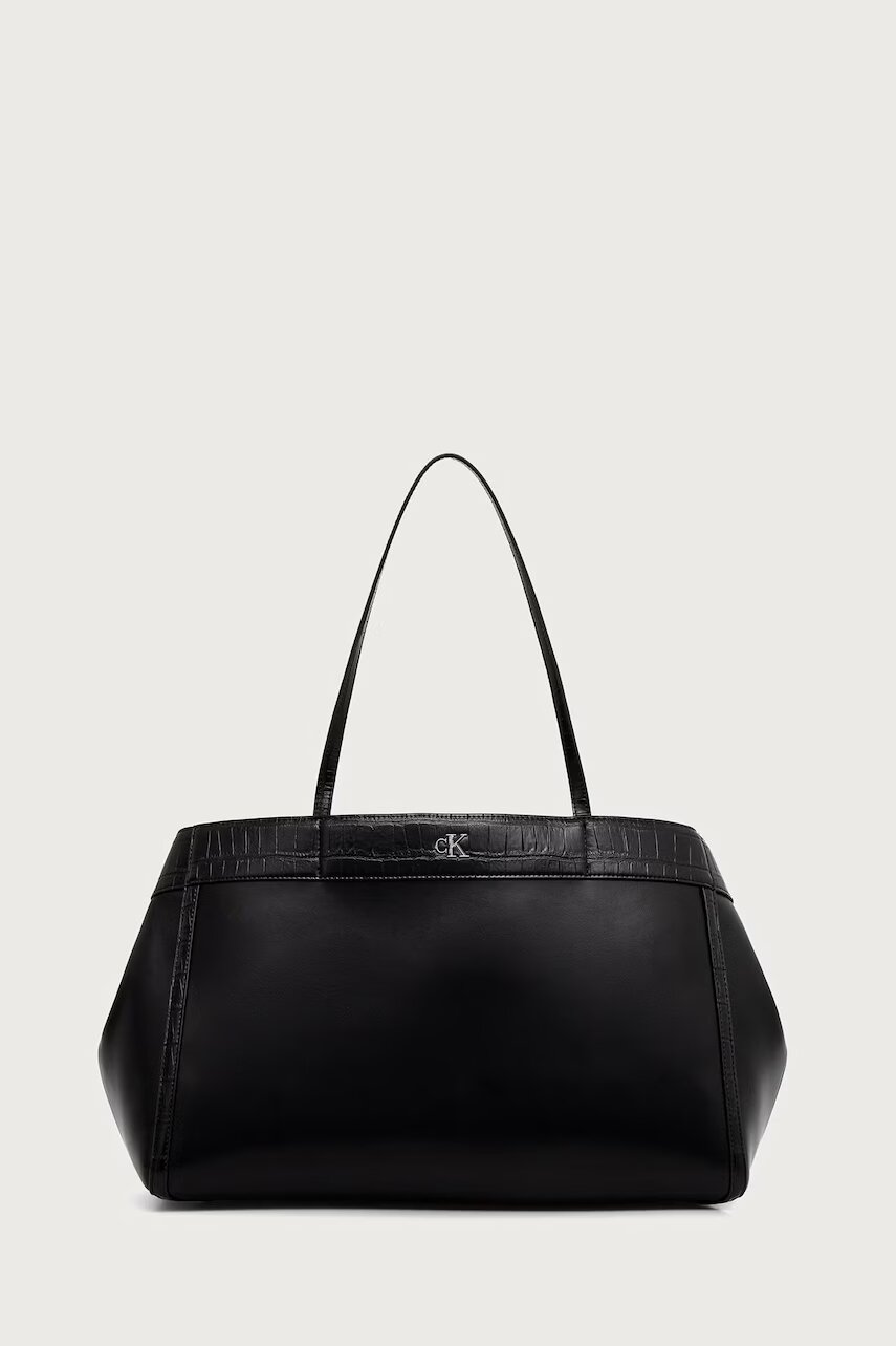 Calvin Klein geantă shopper pentru femei cu imitație de piele