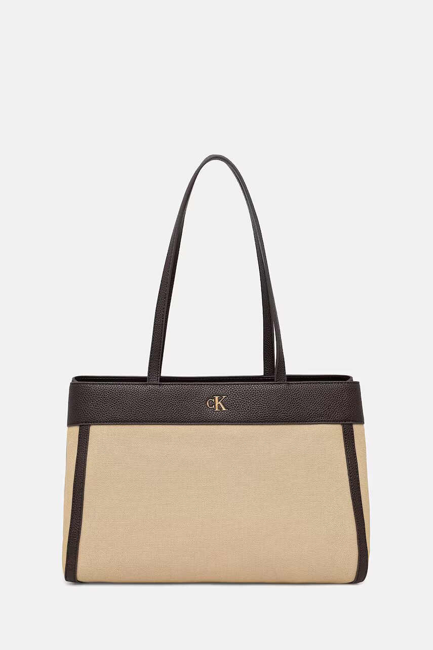 Calvin Klein geantă shopper pentru femei din bumbac