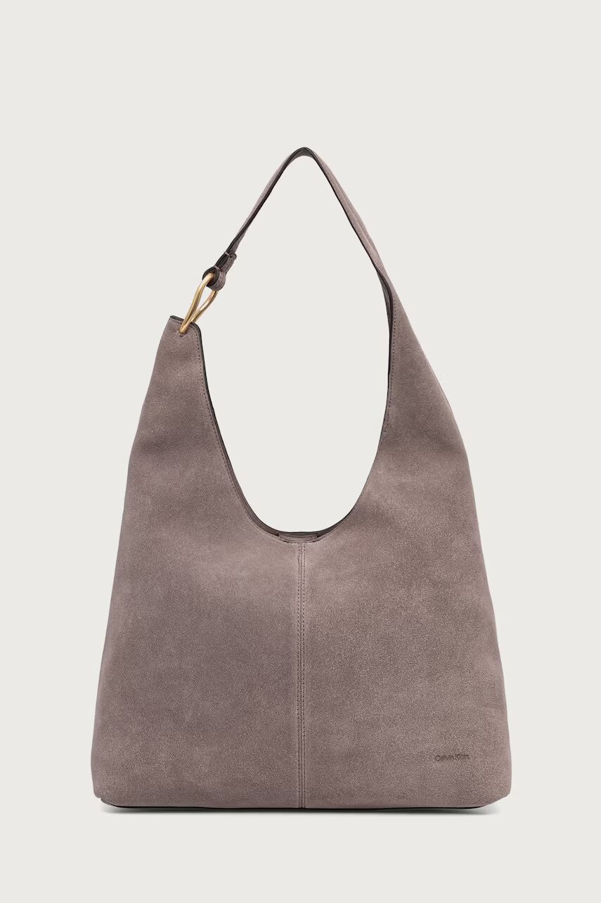 Calvin Klein geantă shopper pentru femei din piele întoarsă