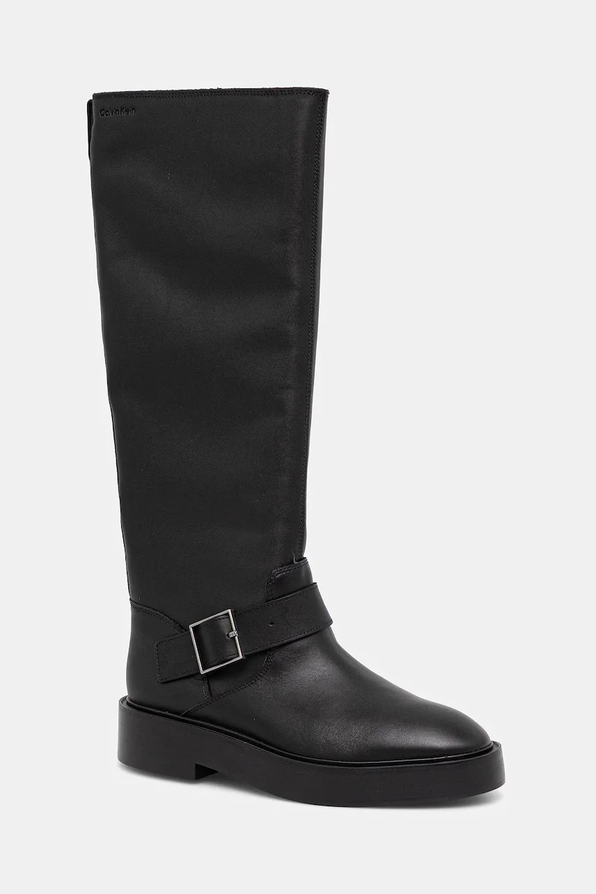 Calvin Klein ghete de piele CONCAVE WELT UKT BIKER PB