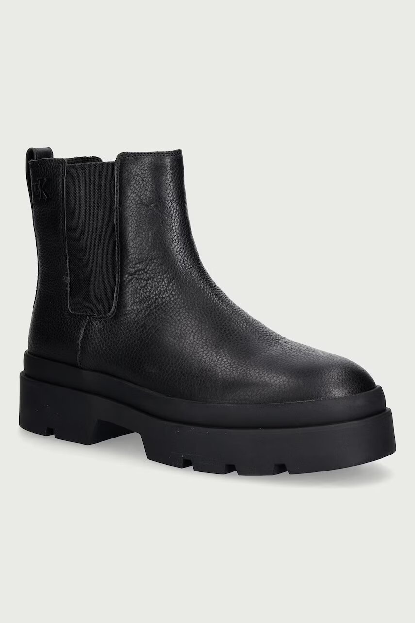 Calvin Klein ghete scurte pentru bărbați LUGGED CHELSEA BOOT TU LTH
