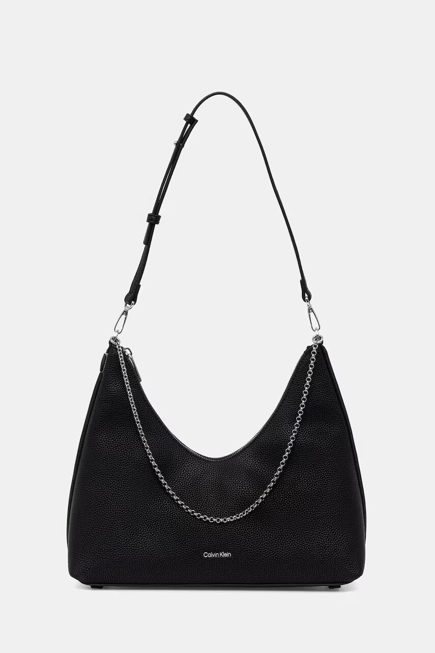 Calvin Klein hobo bag pentru femei cu imitație de piele