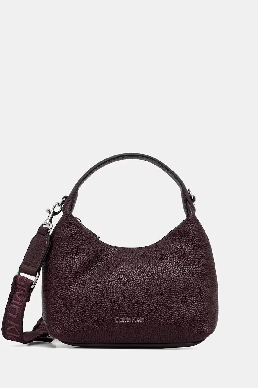 Calvin Klein hobo bag pentru femei cu imitație de piele
