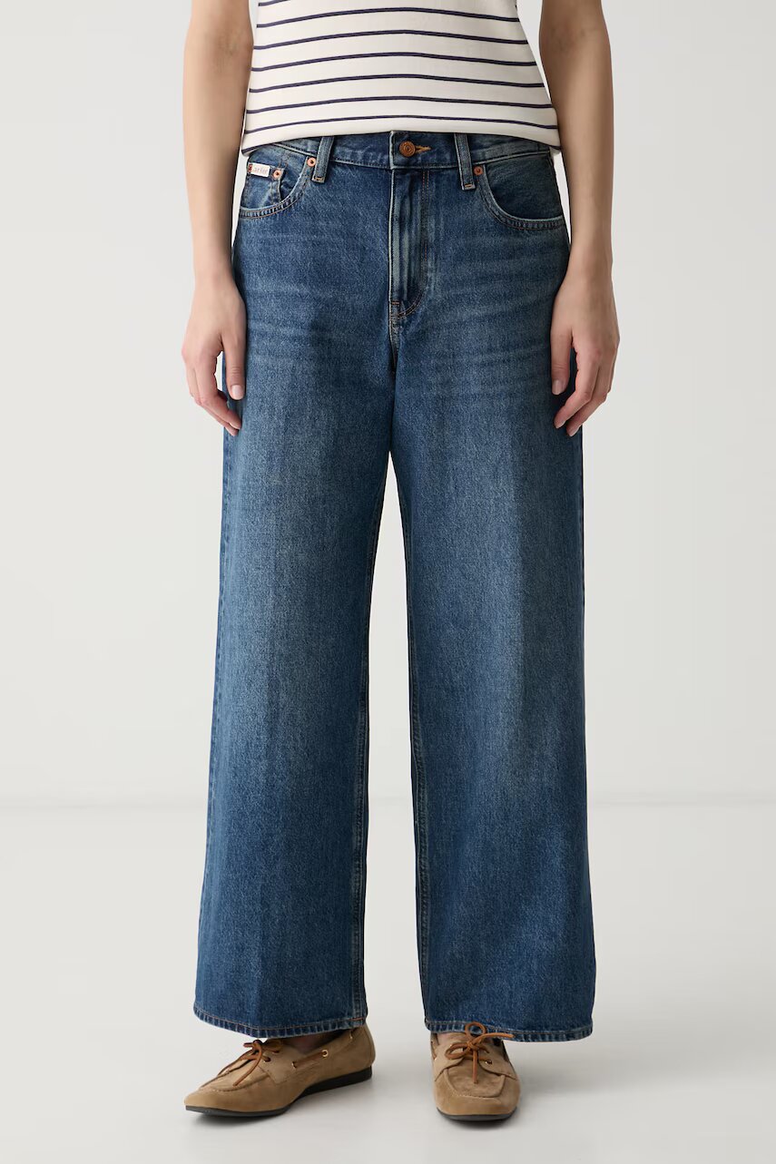 Calvin Klein Jeans blugi wide leg pentru femei