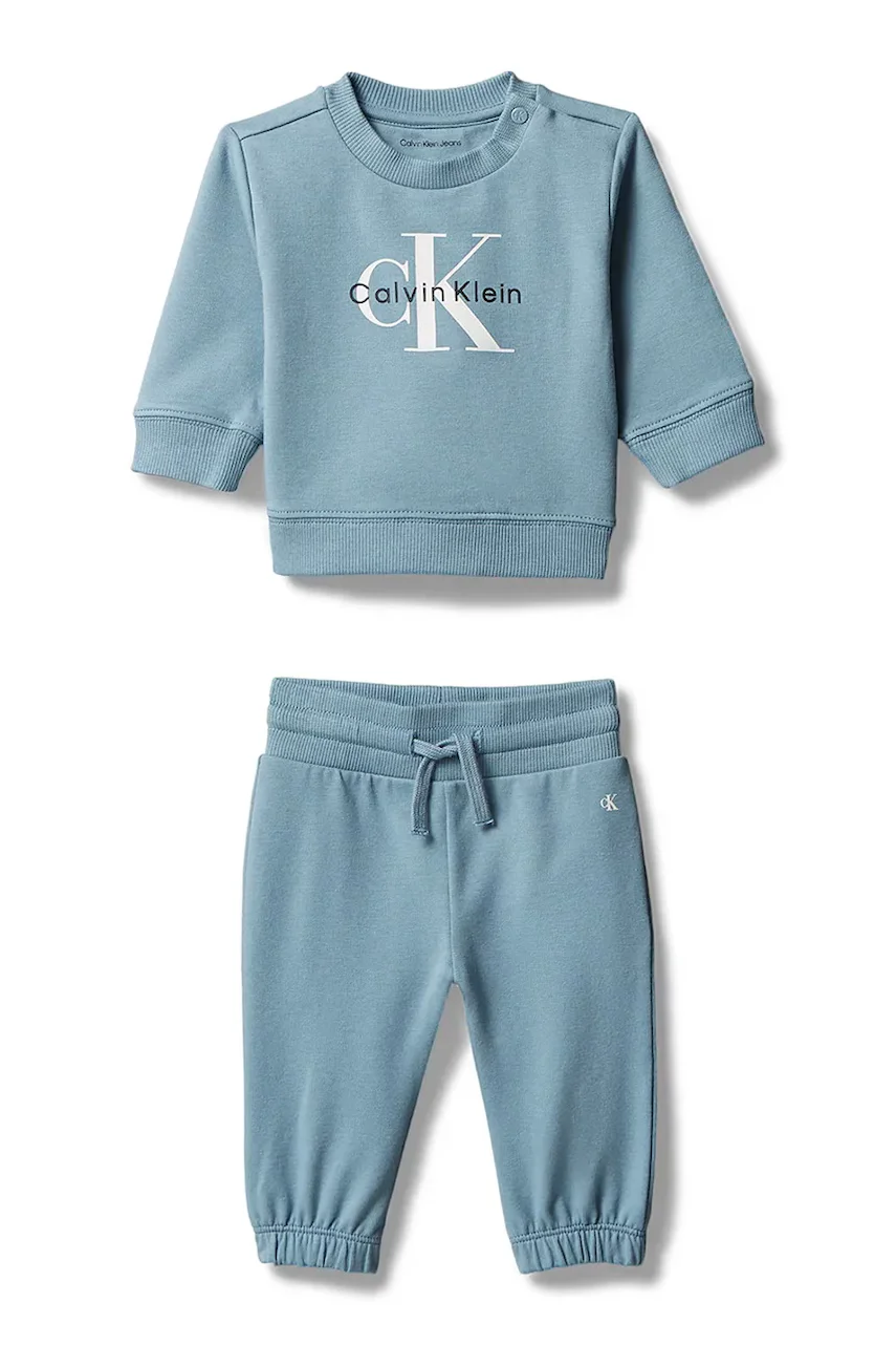 Calvin Klein Jeans compleu de trening pentru copii cu bumbac