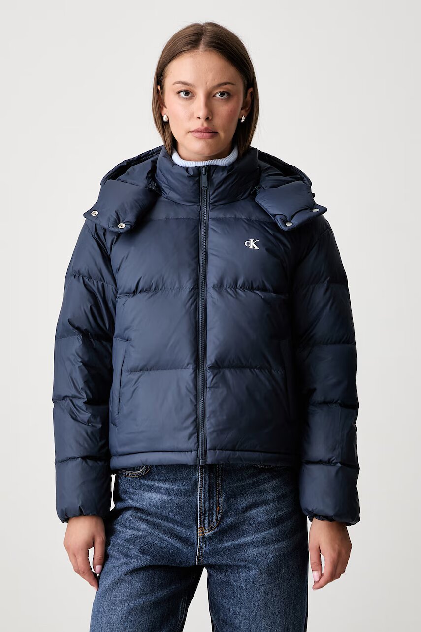 Calvin Klein Jeans geacă cu puf pentru femei