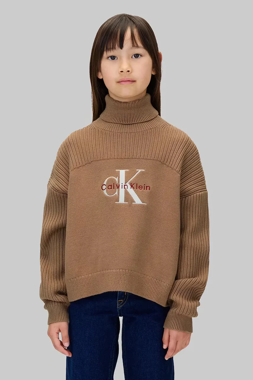 Calvin Klein Jeans pulover de bumbac pentru copii