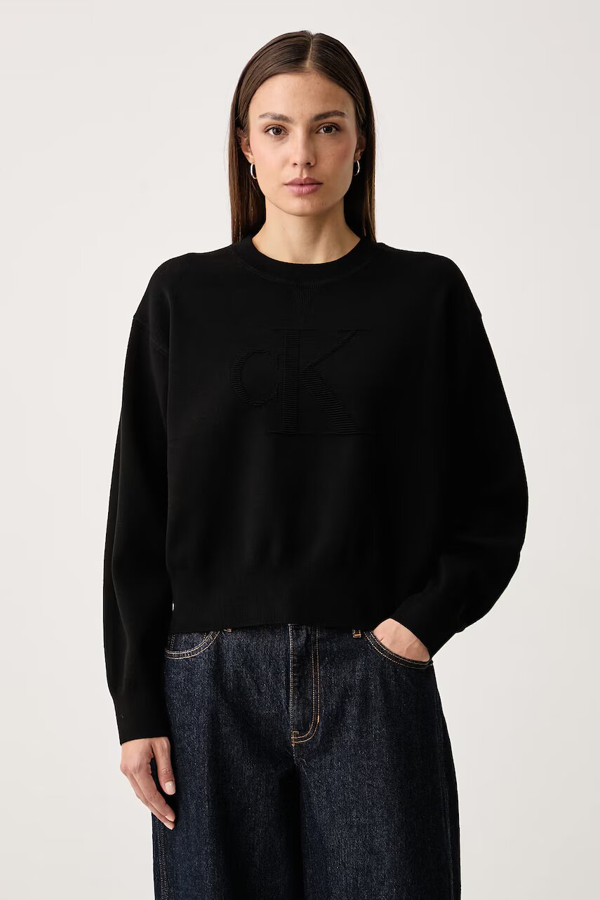 Calvin Klein Jeans pulover pentru femei cu vâscoză
