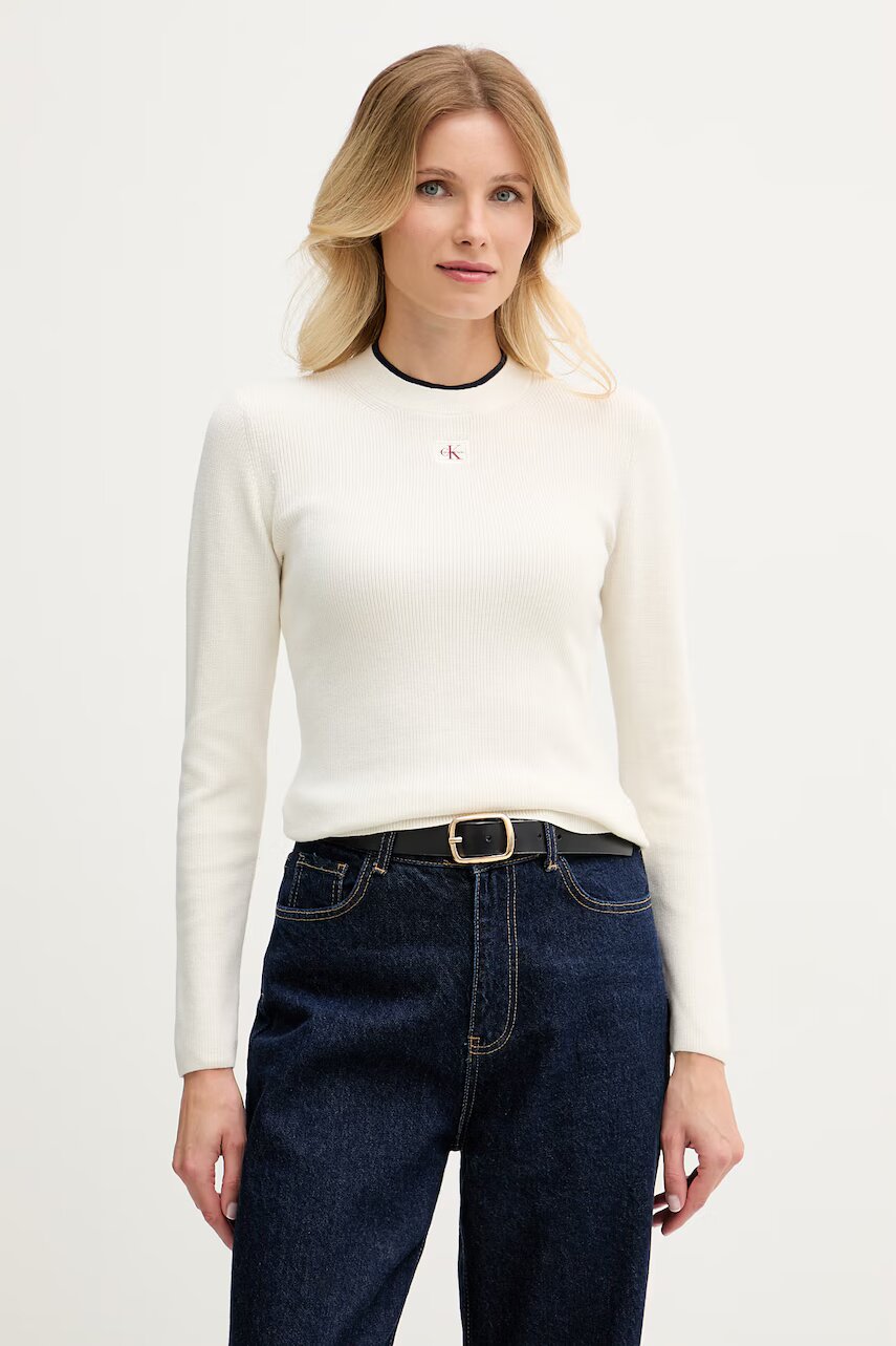 Calvin Klein Jeans pulover pentru femei din bumbac