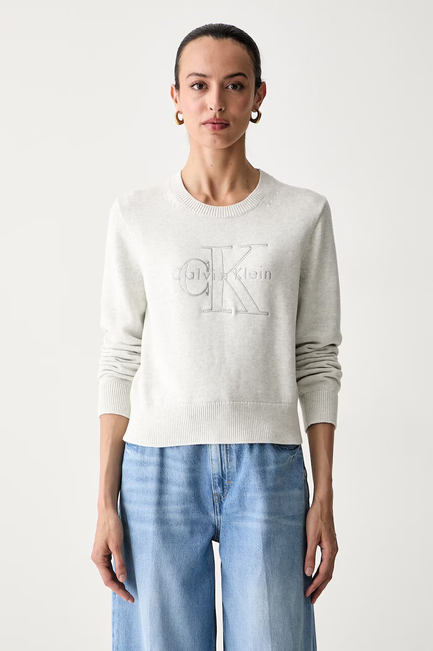 Calvin Klein Jeans pulover pentru femei din bumbac