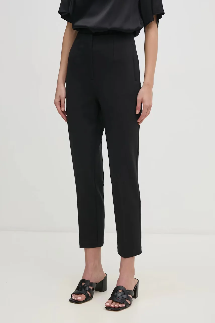 Calvin Klein pantaloni pentru femei cu vâscoză