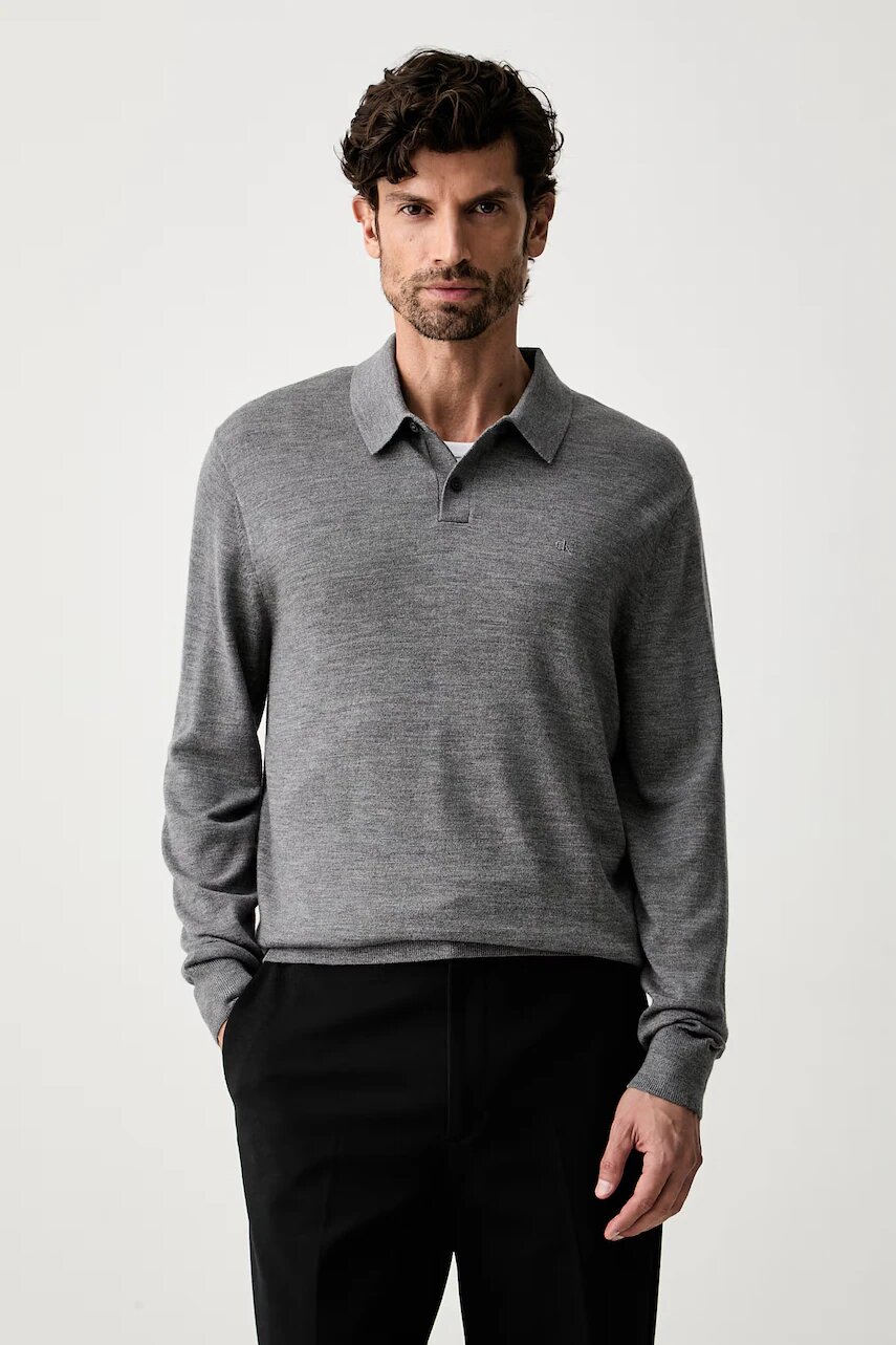 Calvin Klein pulover pentru bărbați din lână