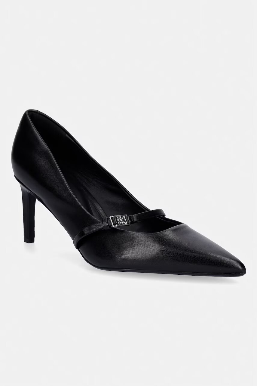 Calvin Klein stiletto din piele ESS STILETTO 70 MJ LTH HDW