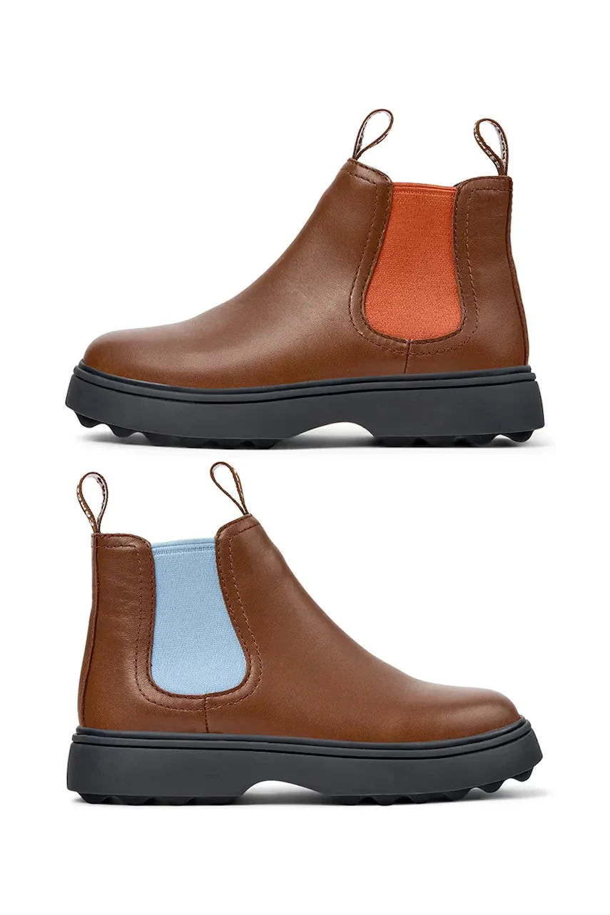 Camper ghete scurte pentru copii din piele Norte TWS Kids