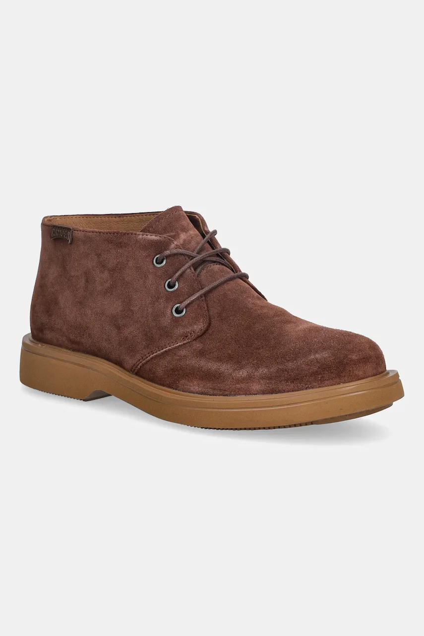 Camper pantofi de piele întoarsă Norman